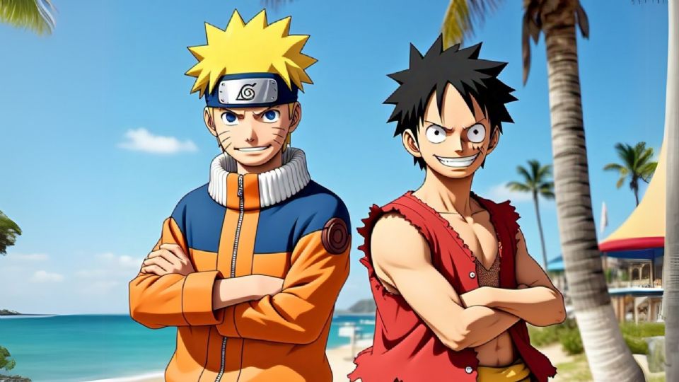Así luciría la fusión de Naruto y Monkey D. Luffy de One Piece, según la inteligencia artificial.
