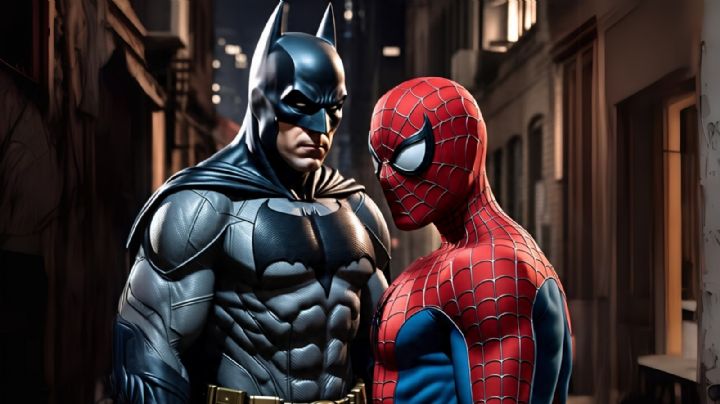 Así luciría la fusión de Spider-Man de Marvel y Batman de DC Comics, según la inteligencia artificial