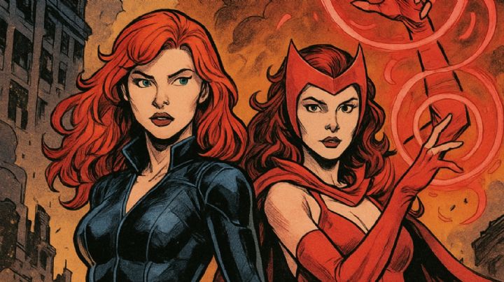 Así luciría la fusión de la Bruja Escarlata y la Viuda Negra de Marvel, según la Inteligencia Artificial