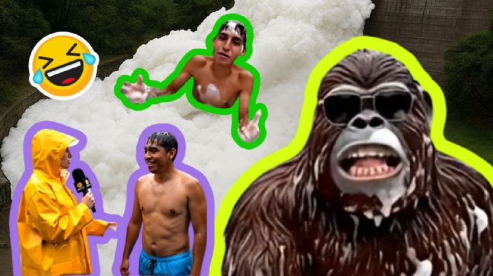 IA generate de 'Espuma tóxica': Estos son los mejores memes del desborde de presa en Naucalpan