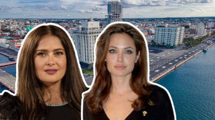 Salma Hayek y Angelina Jolie causan revuelo en Veracruz