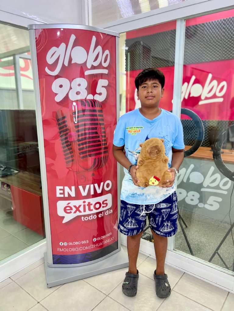 Feliz ganador de Globo Zihuatanejo