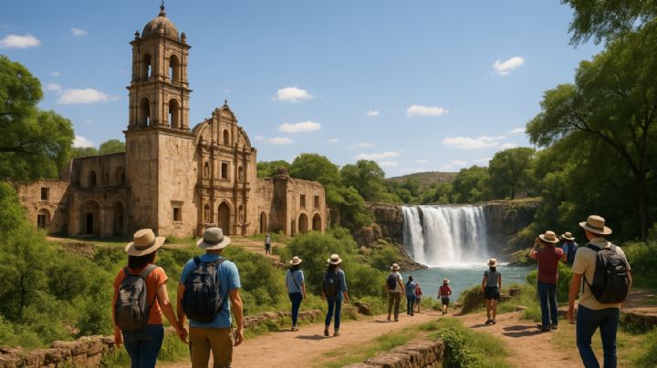 El Pueblo Mágico de Durango con cascadas, túneles subterráneos y antiguas haciendas