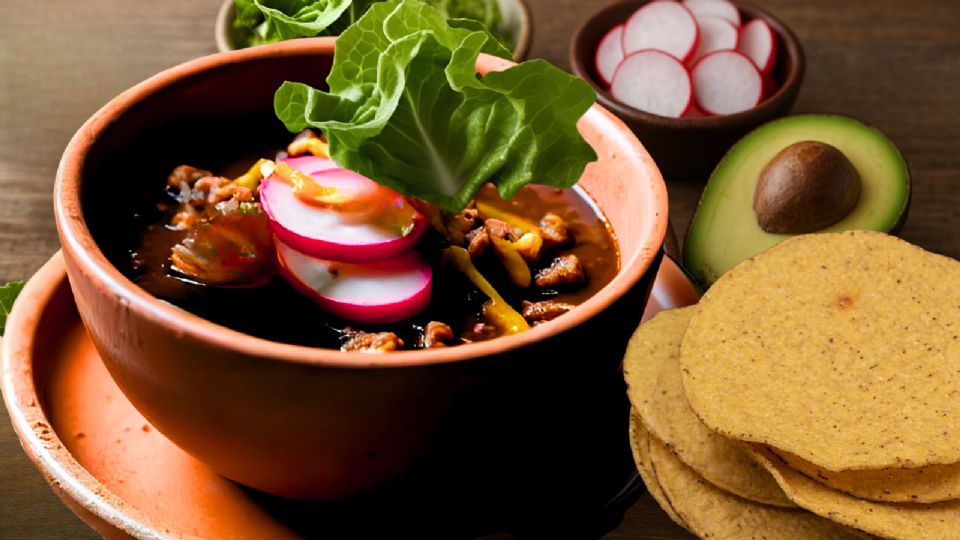 El pozole negro es el platillo más raro de México y su preparación es especifica de algunas zonas de Oaxaca.