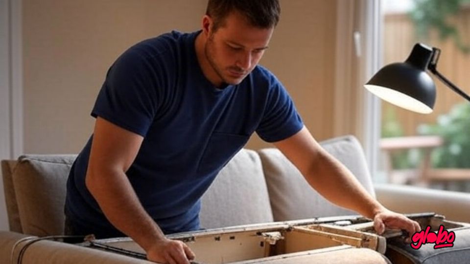 Descubre un truco casero fácil y rápido para que tu sillón hundido recupere su forma y se vea como nuevo.