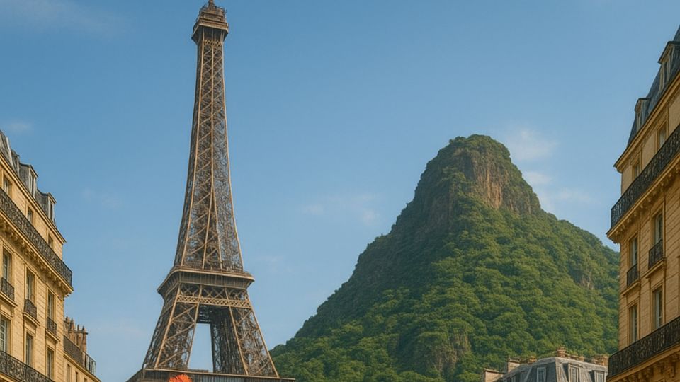 La Inteligencia Artificial recrea cómo se vería el tianguis artesanal de Tepoztlán si estuviera en un entorno parisino.