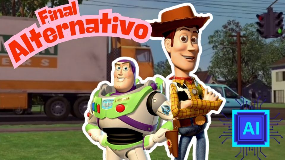 Toy Story final alternativo según la Inteligencia Artificial.