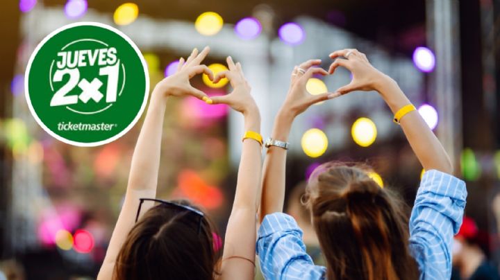 Jueves 2x1 de Ticketmaster hoy 22 de enero: Lista de conciertos con boletos gratis en México