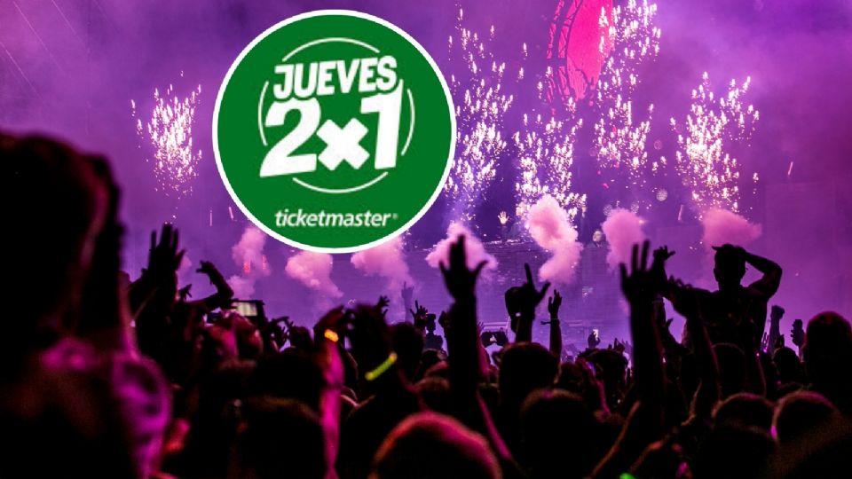 Jueves 2x1 de Ticketmaster, boletos gratis.