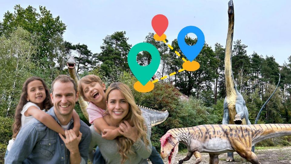 Dinosaurios gigantes tamaño real cerca de CDMX.