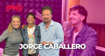 Jorge Caballero promociona "Mi Rival" en Café Globo
