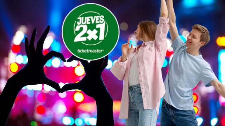 Jueves 2x1 Ticketmaster: Lista de conciertos con boletos GRATIS este 19 de marzo 2026