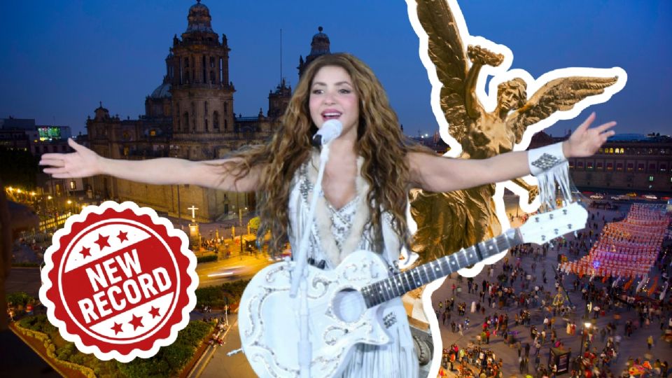 ¿Cuánta gente fue al concierto de Shakira en Zócalo de la CDMX?
