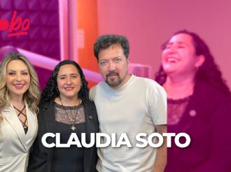 Claudia Soto promociona "Alma de Lobo" en Café Globo