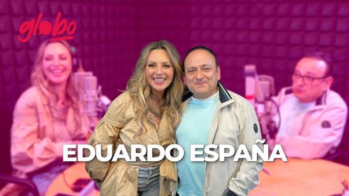 Eduardo España promociona la temporada 20 de Vecinos en Café Globo