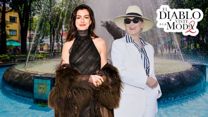 Meryl Streep y Anne Hathaway prenden fuego Coyoacán: Así fue la visita de promoción de El Diablo Viste a la Moda 2 en México