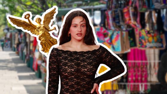 Rosalía y Loli Bahía visitan La Lagunilla y disfrutan de una pelea de 'farmear aura' en CDMX | VIDEO
