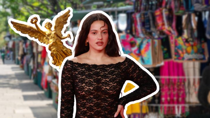 Rosalía y Loli Bahía visitan La Lagunilla y disfrutan de una pelea de 'farmear aura' en CDMX | VIDEO